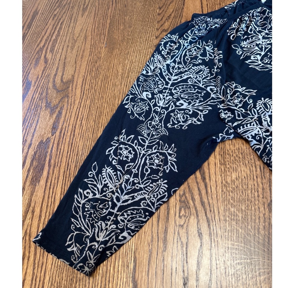Lucky Brand Black Boho Top Size 3X - Picture 4 of 9